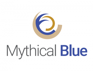 mythical blue logo